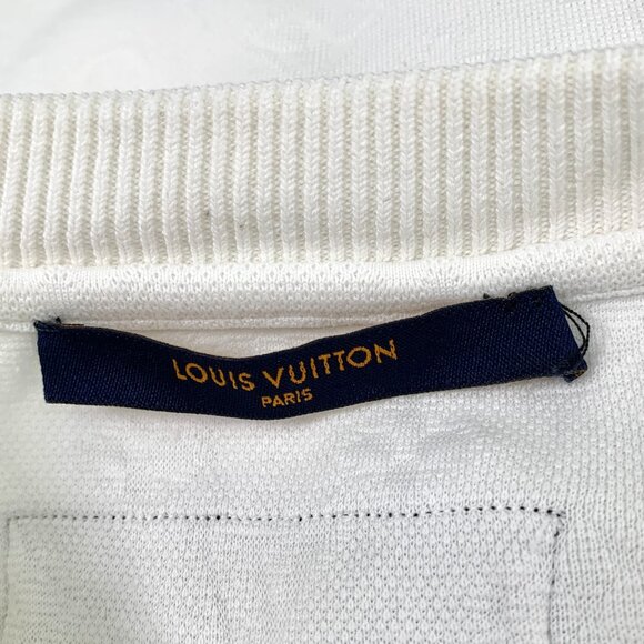 Louis Vuitton White T-Shirt With 3D Monkey Design For Adults - Picture 7 of 7